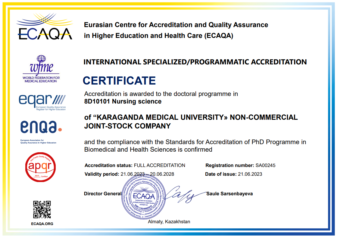 ECA 2023 8D10101 Nursing Science